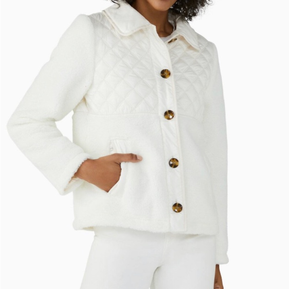 Kate Spade Fleece Jacket, offers welcome